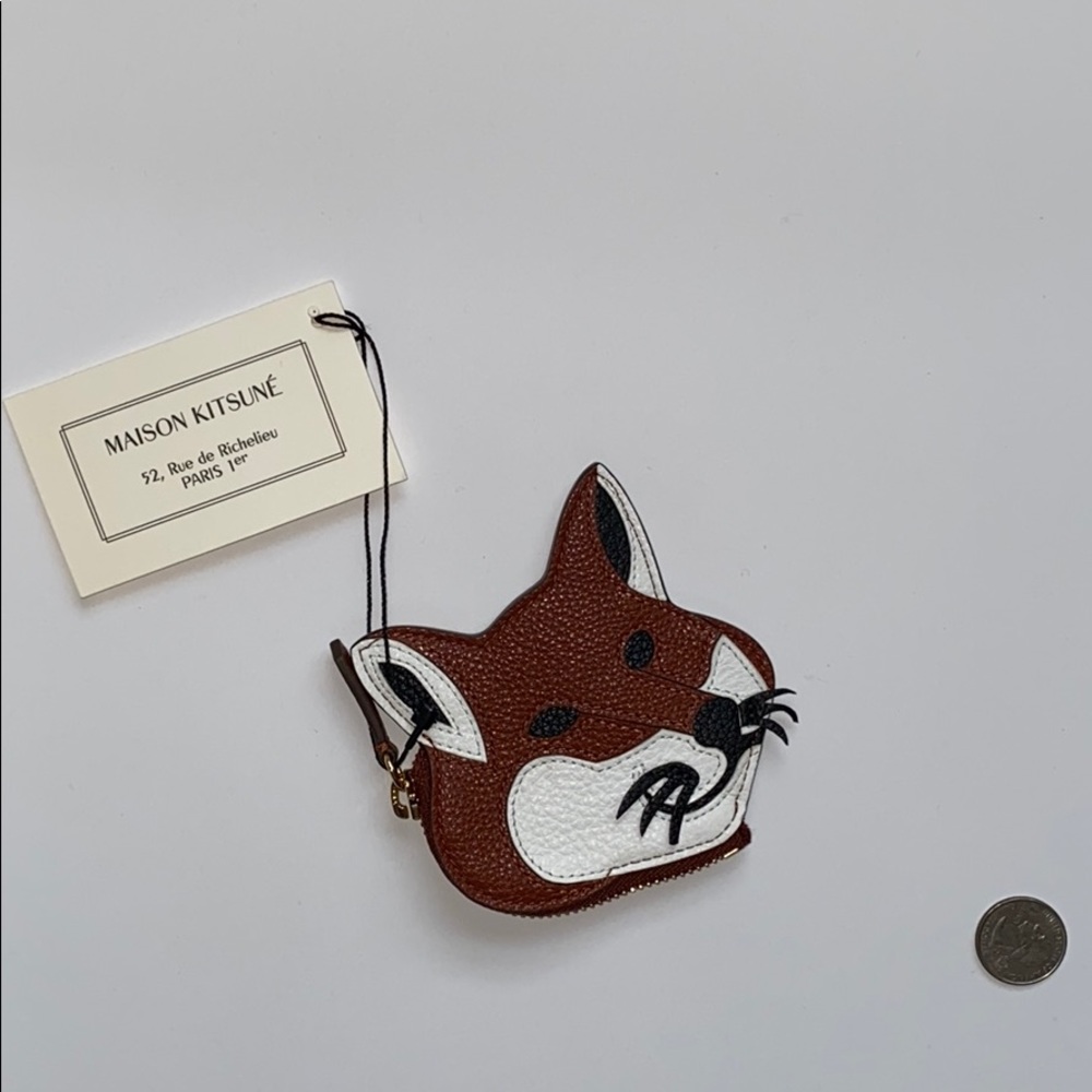 Madison kitsuné fox mini pouch (coins/keys)